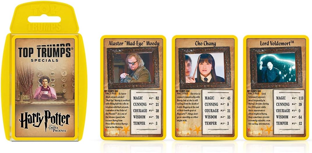Top Trumps Harry Potter und der Orden des Phönix Specials Kartenspiel, Spielen Sie mit Harry, Ron, Hermine, Dumbledore, Snape und Hagrid, Lernspiel ist EIN tolles Geschenk für Kinder ab 6 Jahren