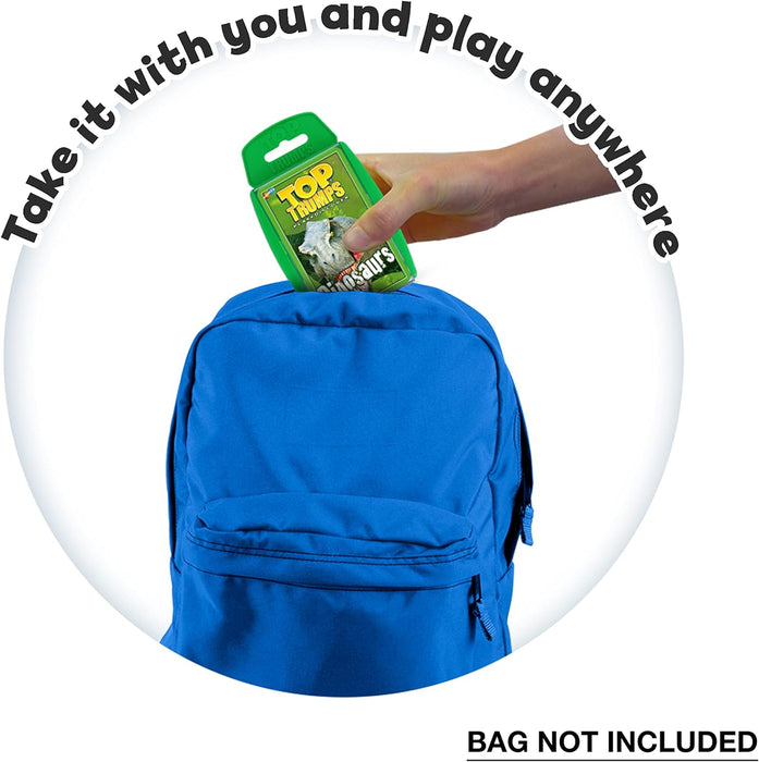 Top Trumps Dinosaurs Classics Card Game, Discover interesting facts in this educational packed game including the killer rating for a Tyrannosaurus Rex, makes a great gift for ages 6 plus