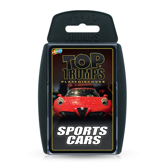 Top Trumps Juego de Cartas Sports Cars Classics, descubre Datos interesantes en Este Juego Educativo Que Incluye la Velocidad máxima del Pagani Huayra, más de 2 Jugadores es un Gran Regalo para