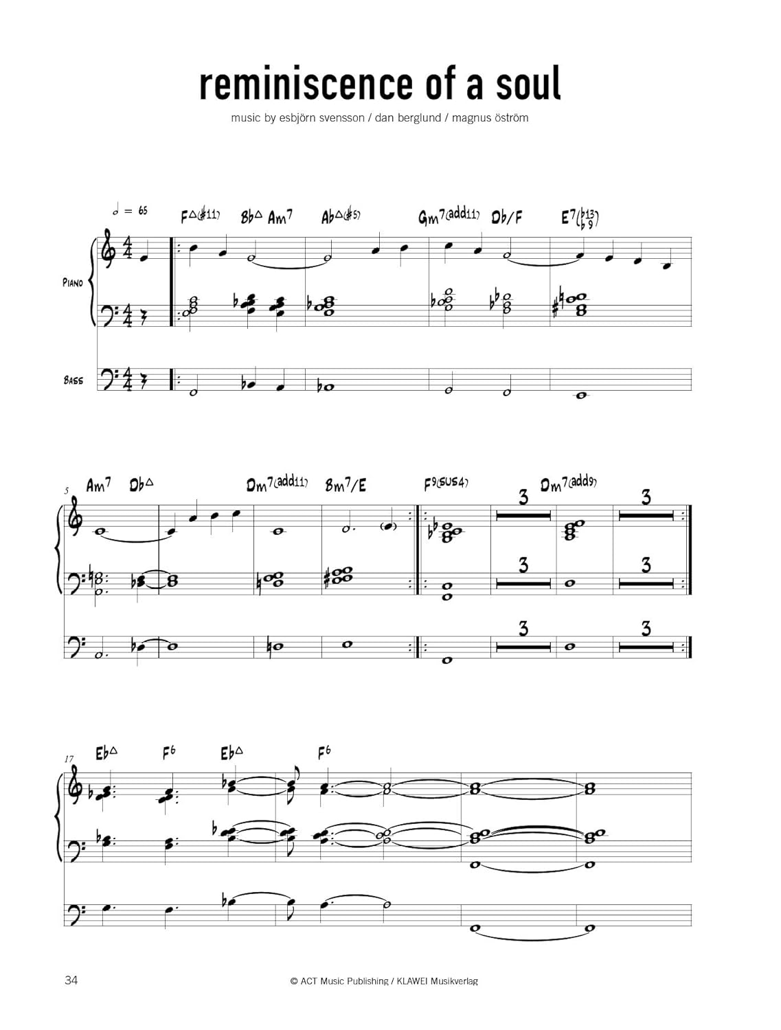 E.S.T. Songbook Volume 2