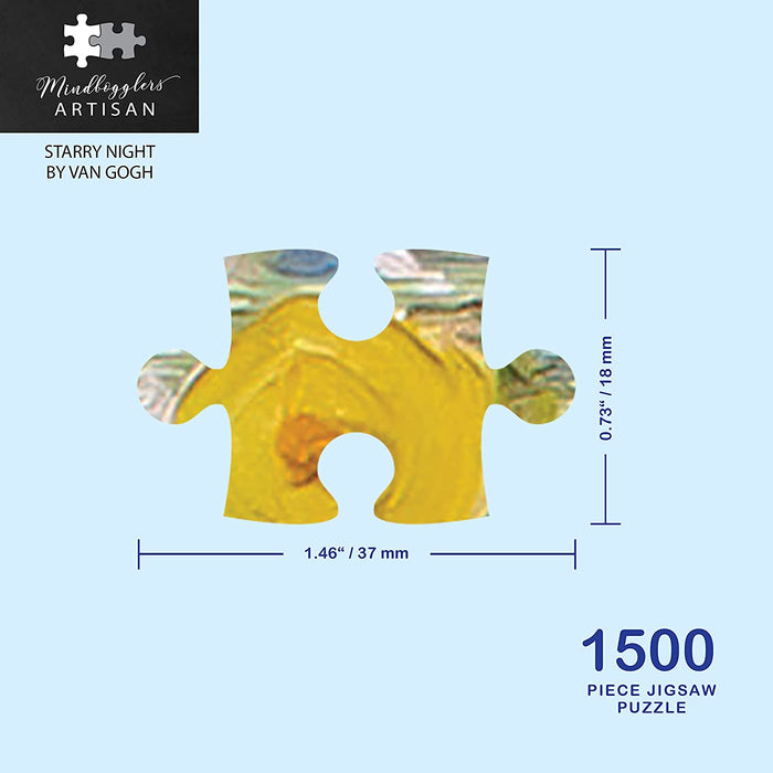 (New March) Mindbogglers Gold 1500pc: Starry Night by Van Gogh (unit 3