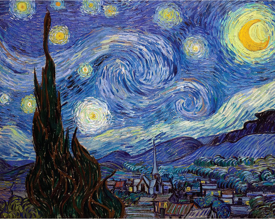 (New March) Mindbogglers Gold 1500pc: Starry Night by Van Gogh (unit 3