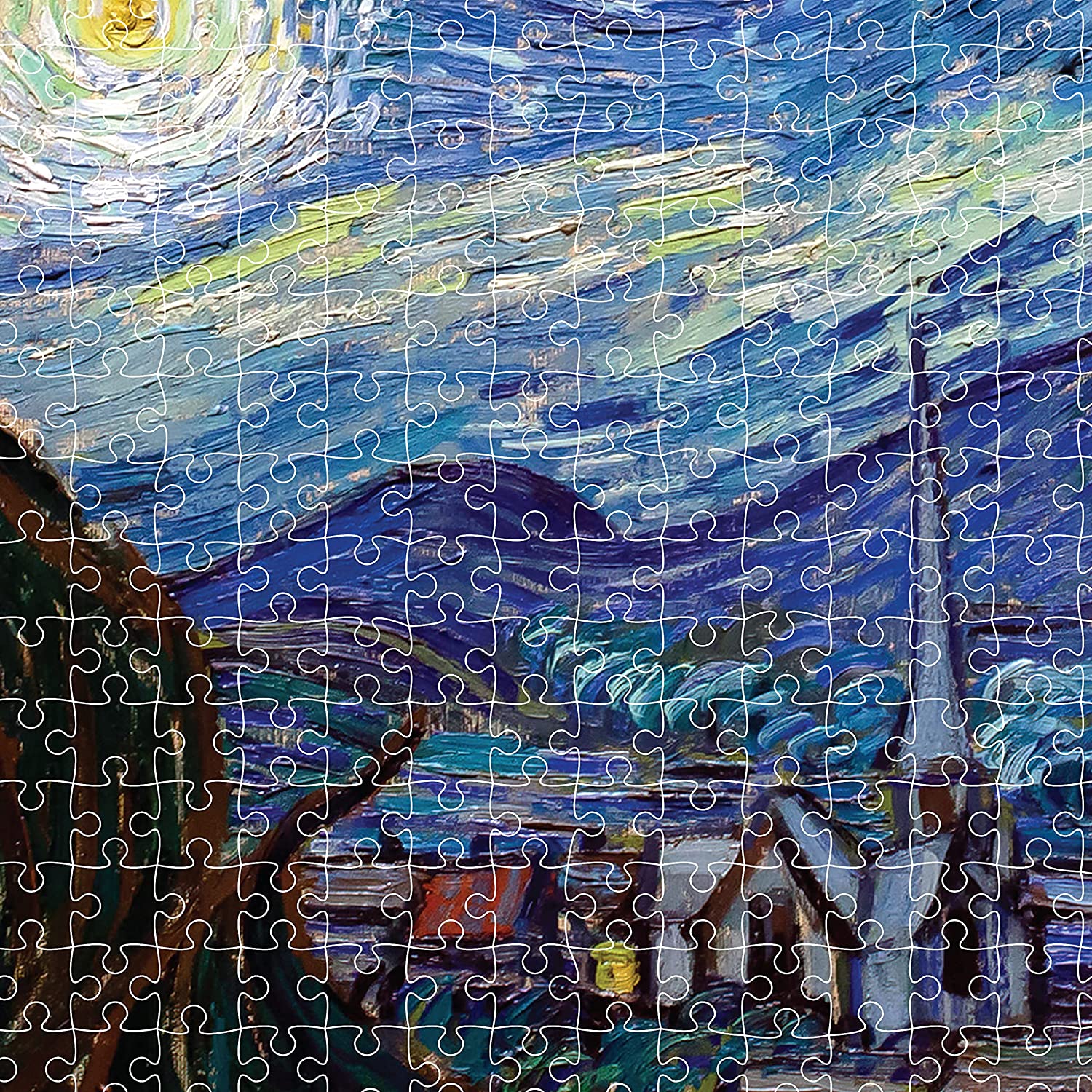(New March) Mindbogglers Gold 1500pc: Starry Night by Van Gogh (unit 3