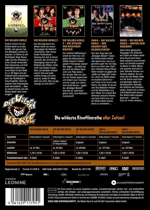 Die wilden Kerle - Die wildeste Kinofilmreihe aller Zeiten!