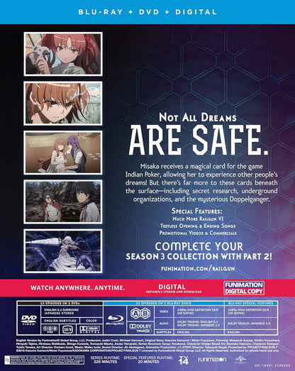 A Certain Scientific Railgun T: Season 3 - Part 2 (Blu-Ray / DVD)