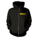 GODFLESH - HYMNS BLACK Hooded Sweatshirt with Zip X-Large