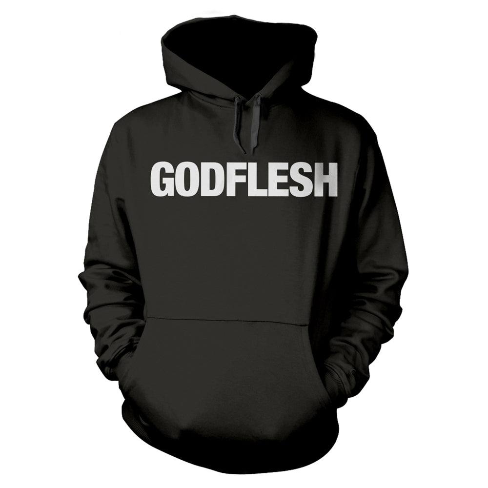 GODFLESH - DECLINE & FALL BLACK Hooded Sweatshirt Medium
