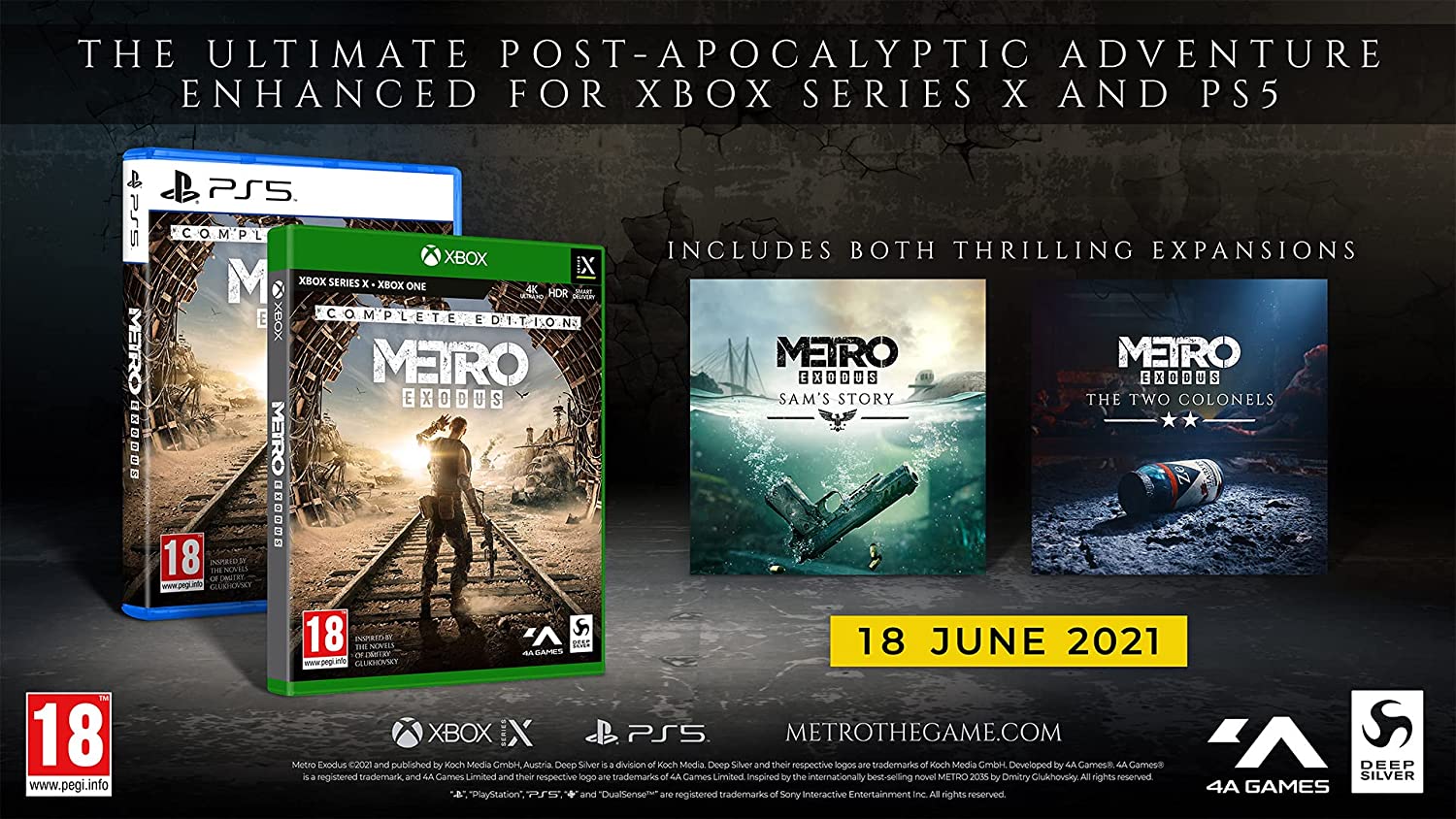 METRO EXODUS - Complete Edition (PS5) PlayStation 5 single