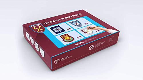 Official Football Club Colour-In Crest Puzzle (West Ham) /Puzzles