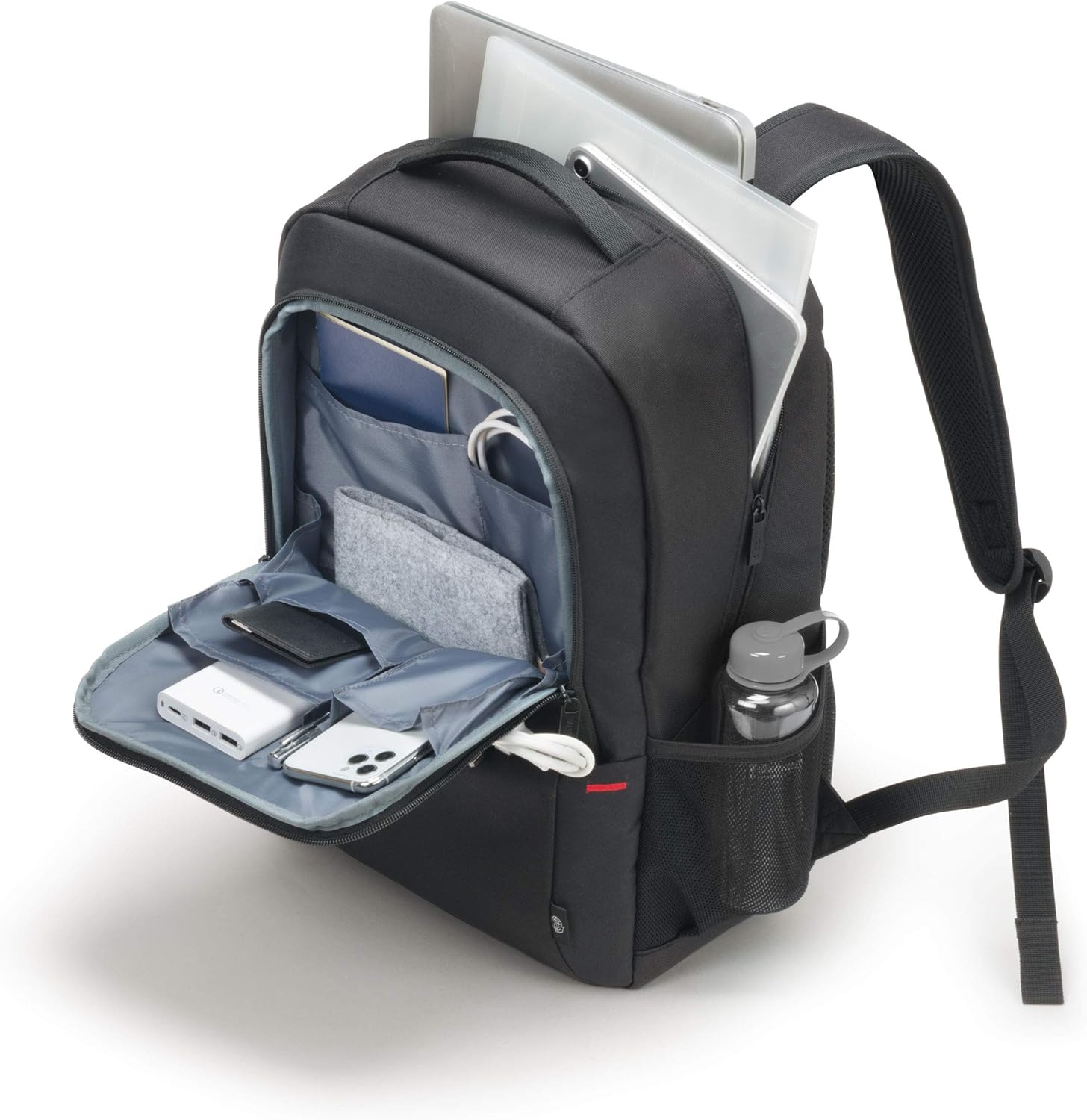 Dicota Unisex's Laptop Backpack Plus Eco Base 13-15.6", Black, One Size