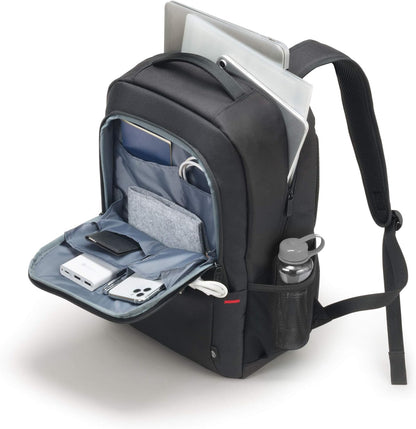 Dicota Unisex's Laptop Backpack Plus Eco Base 13-15.6", Black, One Size