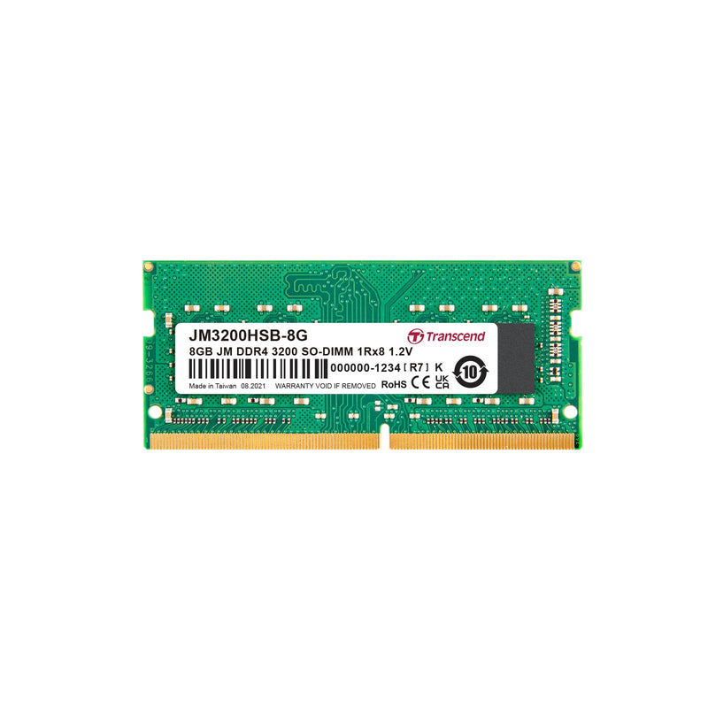 Transcend JM3200HSB-8G 8GB DDR4 3200MHz SO-DIMM 1Rx8 1.2V