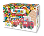PlayMais Fun to Play Firetruck Craft Set for Children from 3 Years I Educational Toy with More Than 500, 4 templates & Instructions I Natural Toy I Promotes Creativity & fine Motor Skills