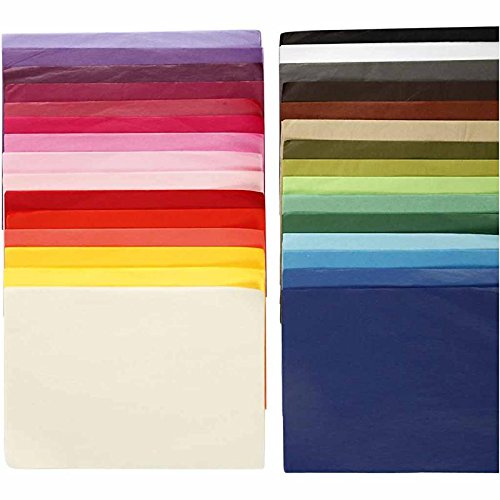 Creavvee 100263 Gewebe Papier Sortiment, 21cm x 29.7cm, 300 Stück