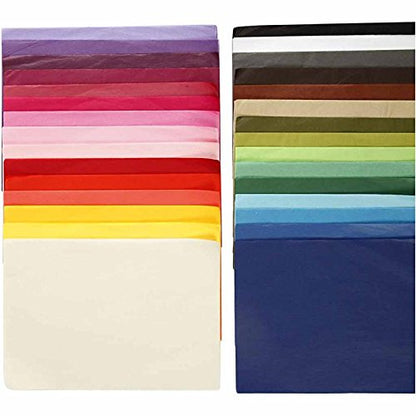 Creavvee 100263 Gewebe Papier Sortiment, 21cm x 29.7cm, 300 Stück