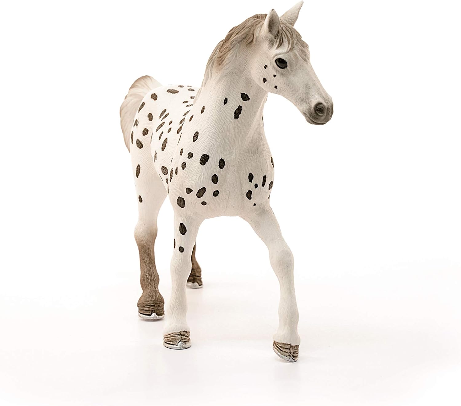 schleich 13889 Knabstrupper Hengst, für Kinder ab 5-12 Jahren, HORSE CLUB - Spielfigur