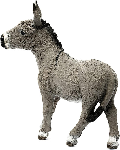 Schleich Farm World, Animal Figurine, Farm Toys for Boys and Girls 3-8 Years Old, Donkey
