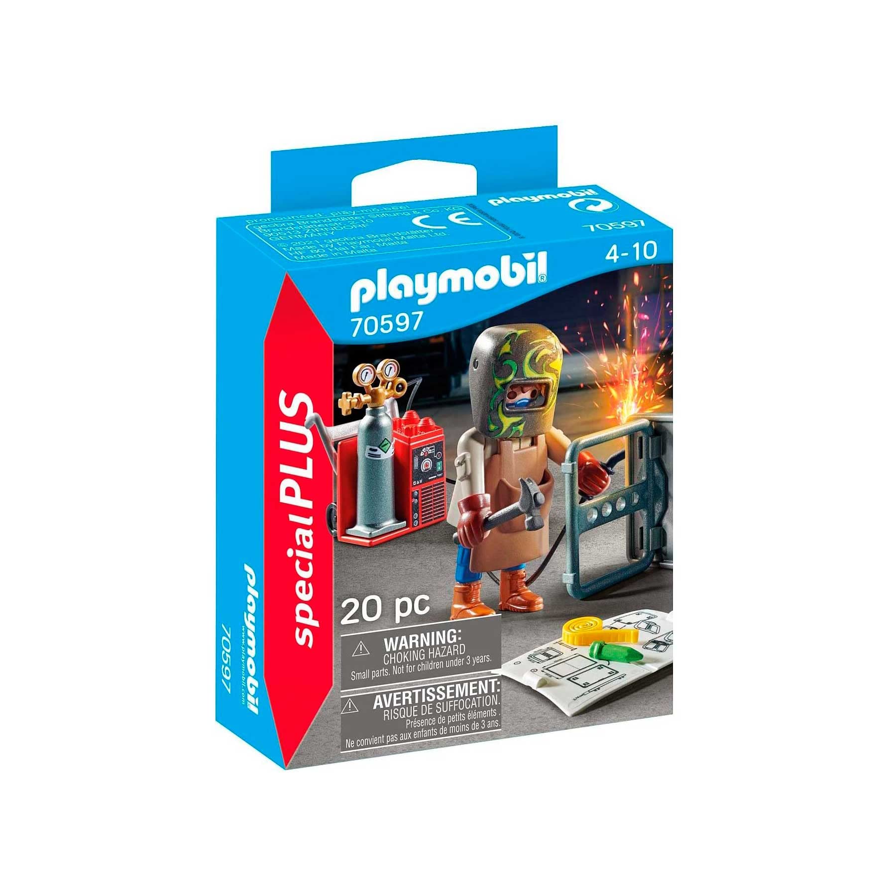 Playmobil Special Plus 70597 Welder, Ages 4+