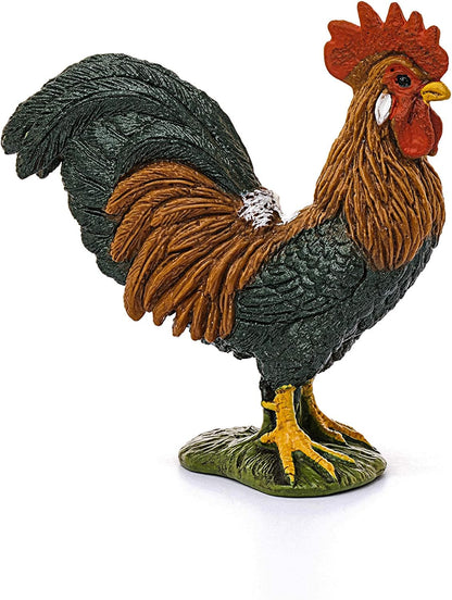 SCHLEICH 13825 Rooster Farm World Toy Figurine for children aged 3-8 Years