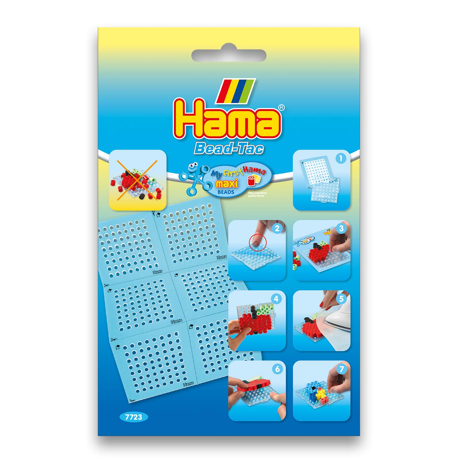 Maxi Hama Bead tac carré