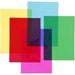 Cellophane, A4 21x30 cm, 25 micro cm, asstd. colours, 100asstd sheets