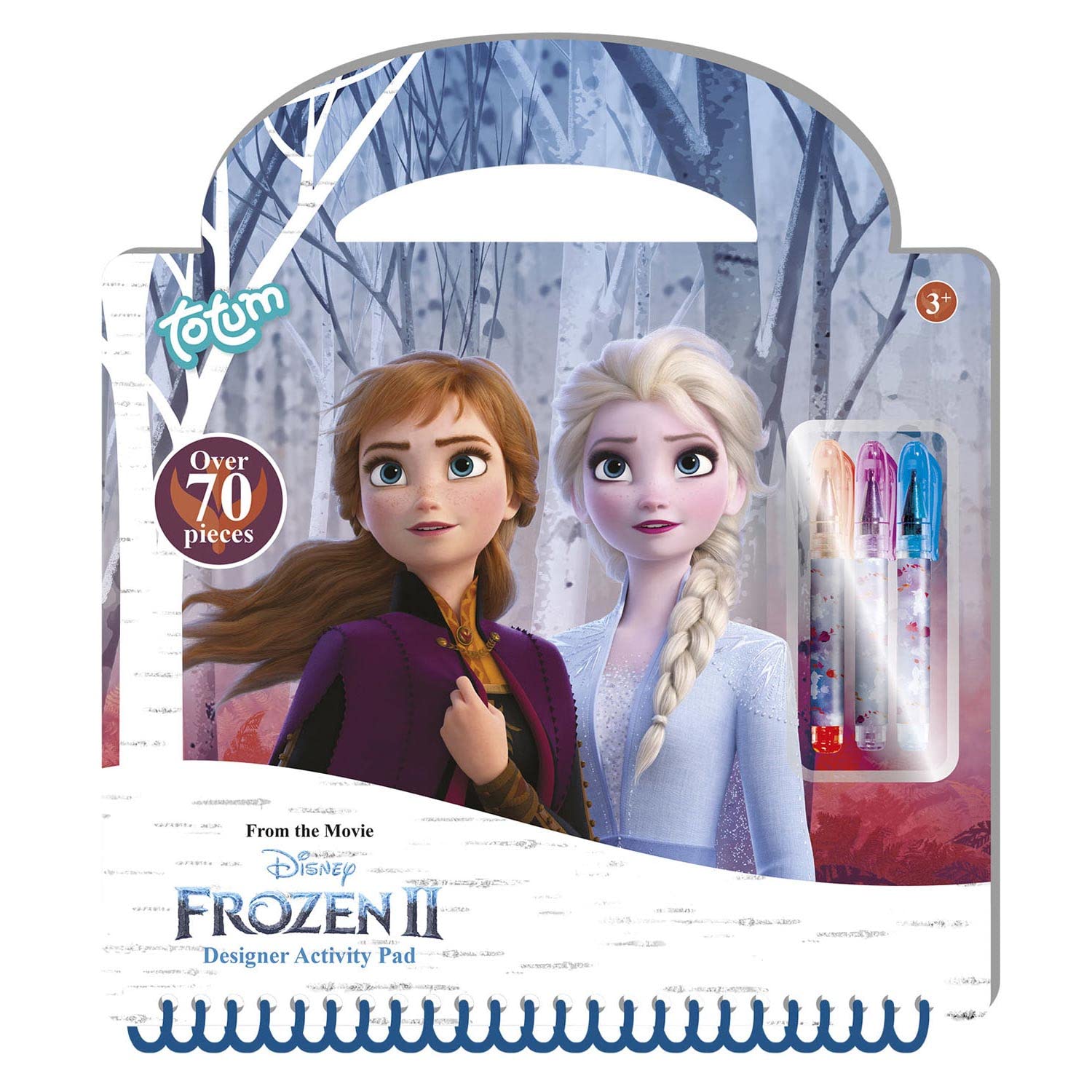 Totum Frozen Junior Drawing Book 23 cm Paper Blue 30 Pieces
