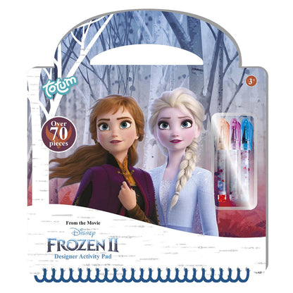 Totum Frozen Junior Drawing Book 23 cm Paper Blue 30 Pieces