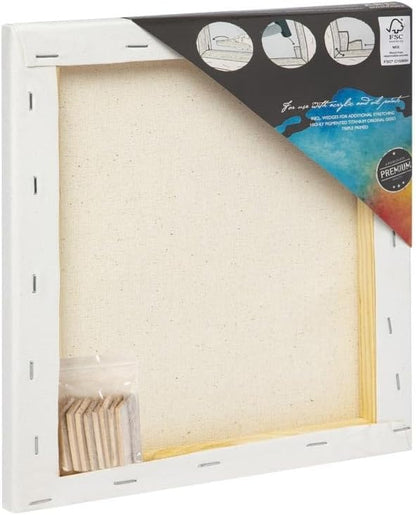 Art Sensations AR1001/GE Nassau Fine Art Canvas 30 x 30, White, Normal