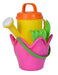 Simba- Blüten-Eimergarnitur / 5 Teile/Sandspielzeug Juego de 5 Cubos de Arena, Color 1. (107114508