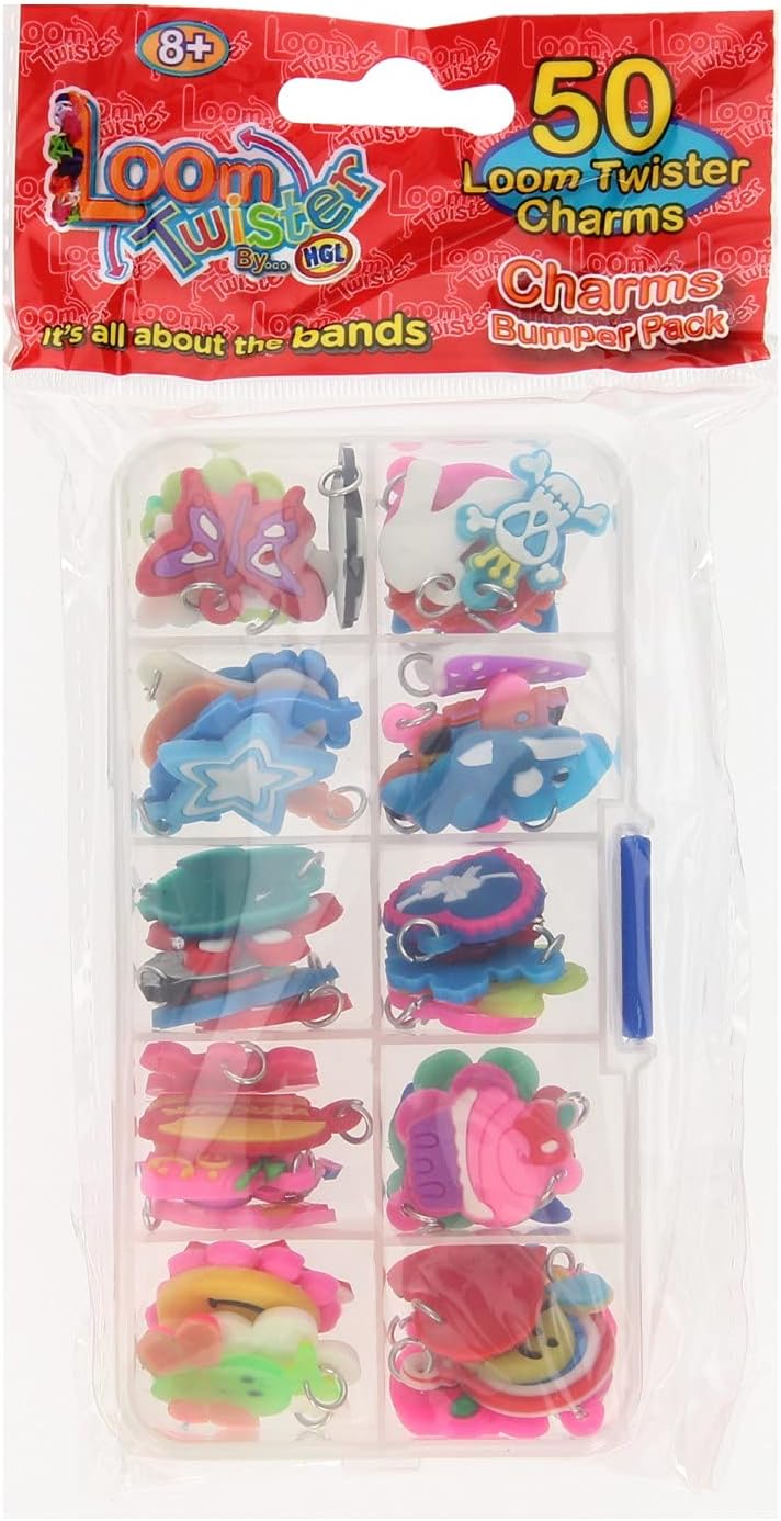 Loom Twister loomhangers 50 pieces multicolor