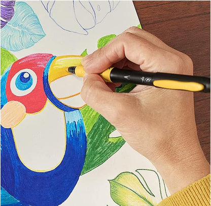 Bic Intensity Premium Felt Tip Pens for Adults and Children in 12 Colours with Comfortable Rubber Handle and Sturdy Tip, 977891