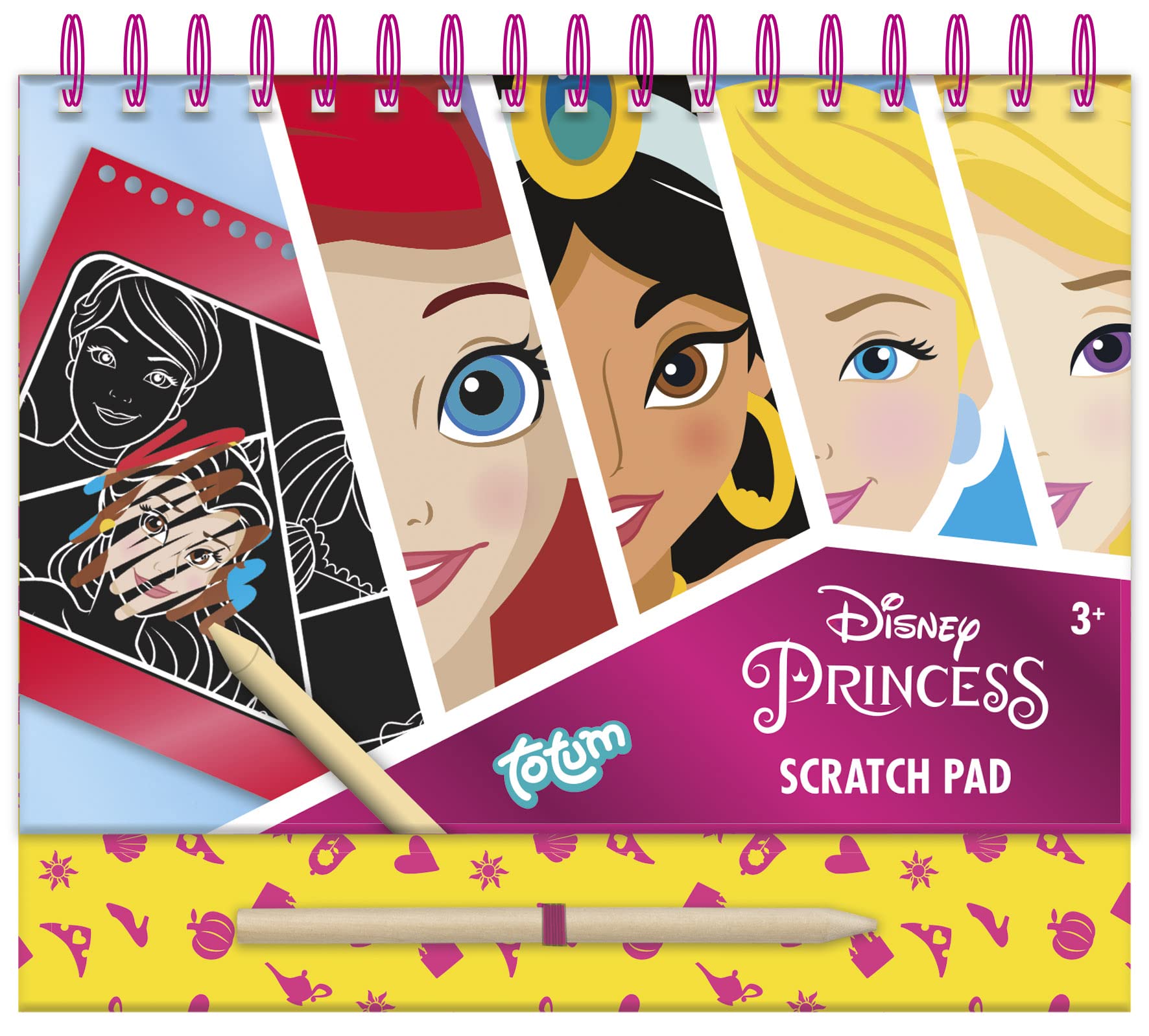 Totum Disney Princess Scratch Book