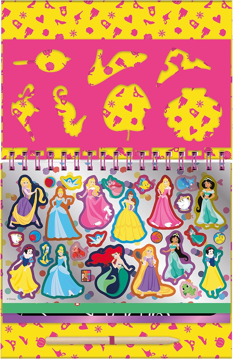 Totum Disney Princess Scratch Book