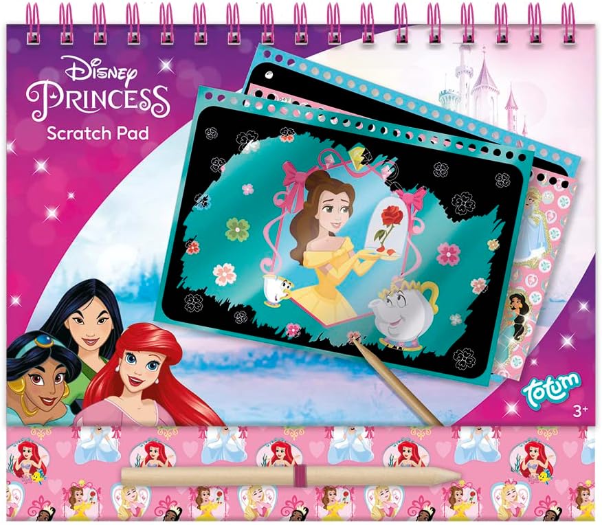 Totum Disney Princess Scratch Book