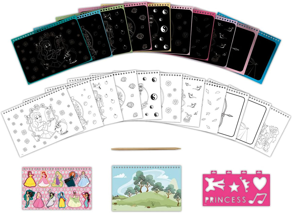 Totum Disney Princess Scratch Book