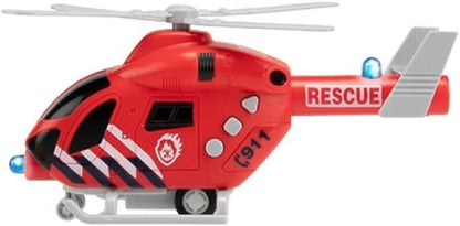 Toi-Toys Rescue Helicopter Junior 22.5 x 10 cm Red