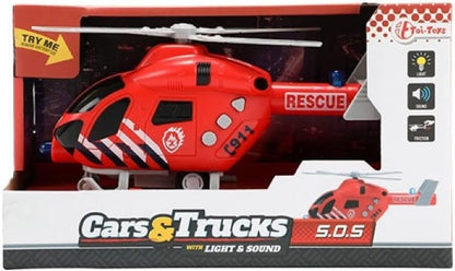Toi-Toys Rescue Helicopter Junior 22.5 x 10 cm Red