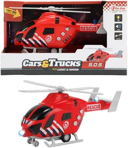Toi-Toys Rescue Helicopter Junior 22.5 x 10 cm Red