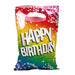 Set 6 PE party bags 'Happy Birthday' (23 x 15 cm