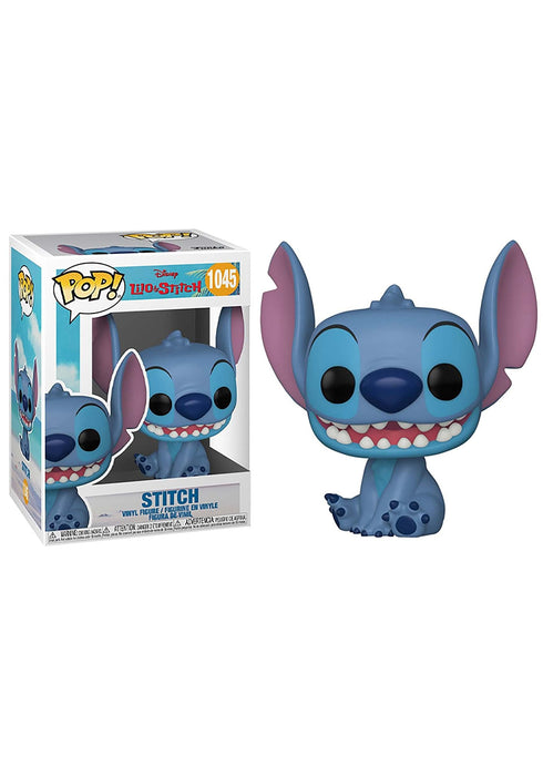 Funko Pop! Disney: Smiling Seated Stitch - Disney: Lilo & Stitch - Figurine en Vinyle à Collectionner - Idée de Cadeau - Produits Officiels - Jouets pour Les Enfants et Adultes - Movies Fans
