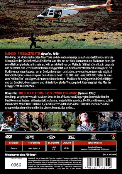 Blaxploitation #7: MAD MEX - The Blackfighter (plus Bonusfilm Black Platoon