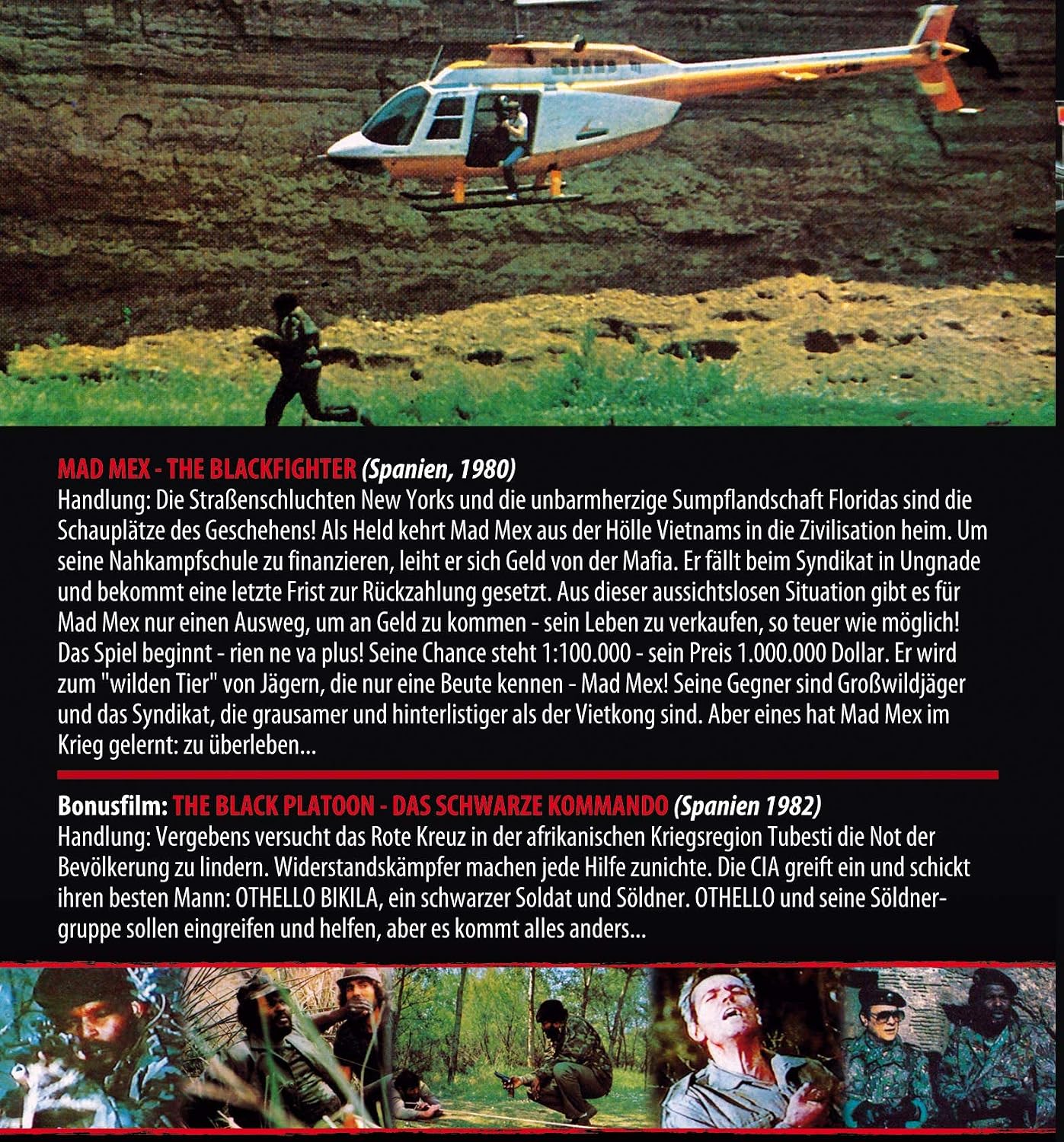 Blaxploitation #7: MAD MEX - The Blackfighter (plus Bonusfilm Black Platoon