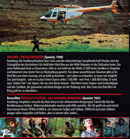 Blaxploitation #7: MAD MEX - The Blackfighter (plus Bonusfilm Black Platoon