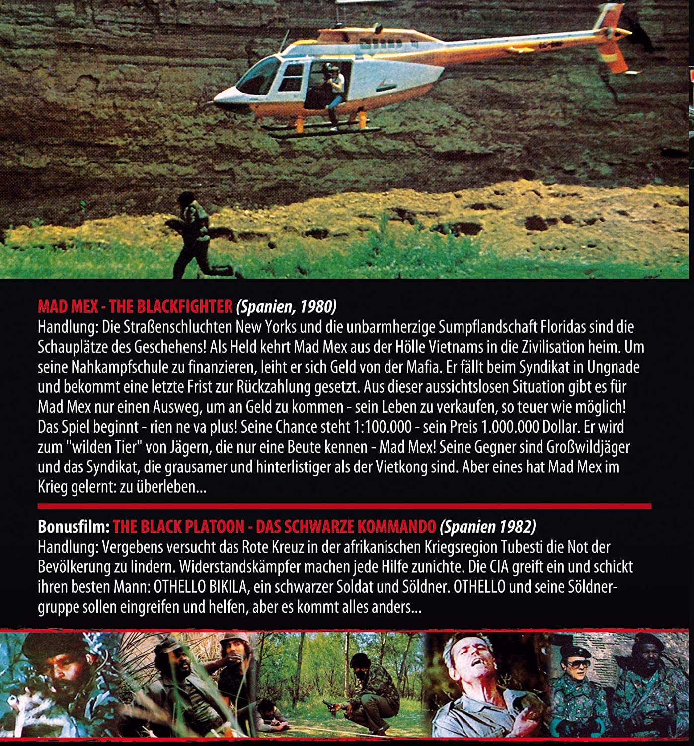 Blaxploitation #7: MAD MEX - The Blackfighter (plus Bonusfilm Black Platoon