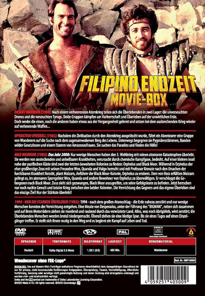 Filipino Endzeit Movie-Box: Mad Warriors of the Apocalypse (4 Filme auf 2 DVD