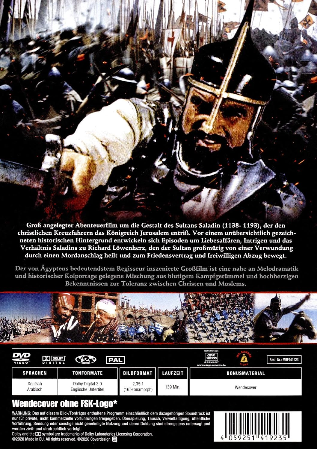 Sultan Saladin - Kreuzzug ins heilige Land (HD-remastered)