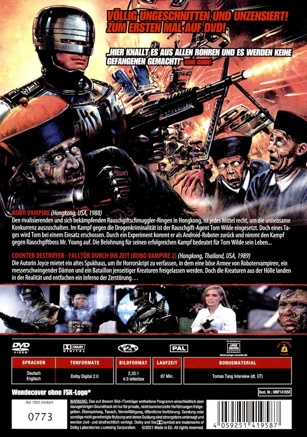 Robo Vampire 1+2 - Double Feature (Cover B