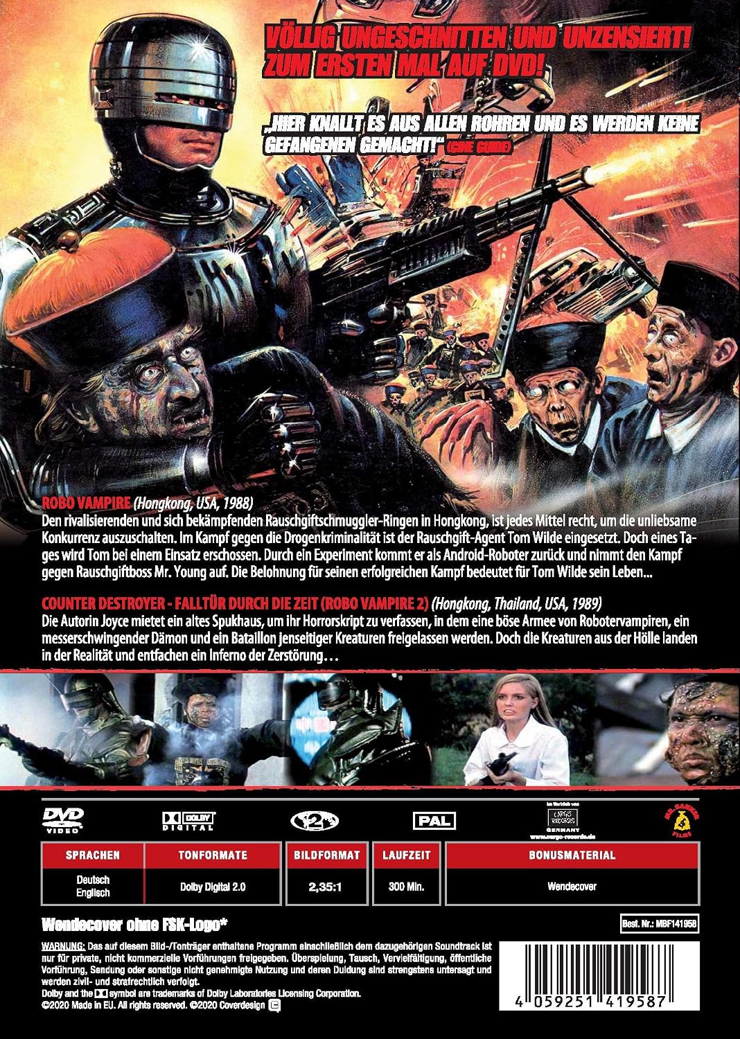 Robo Vampire 1+2 - Double Feature (Cover B