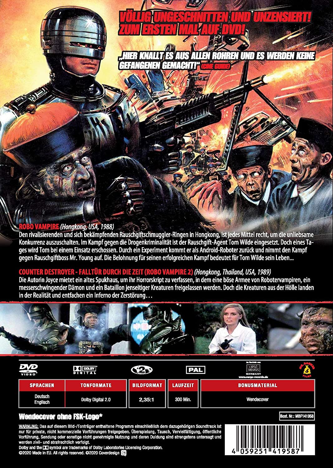 Robo Vampire - Double Feature - Cover B - streng limitiert - inkl. COUNTER DESTROY