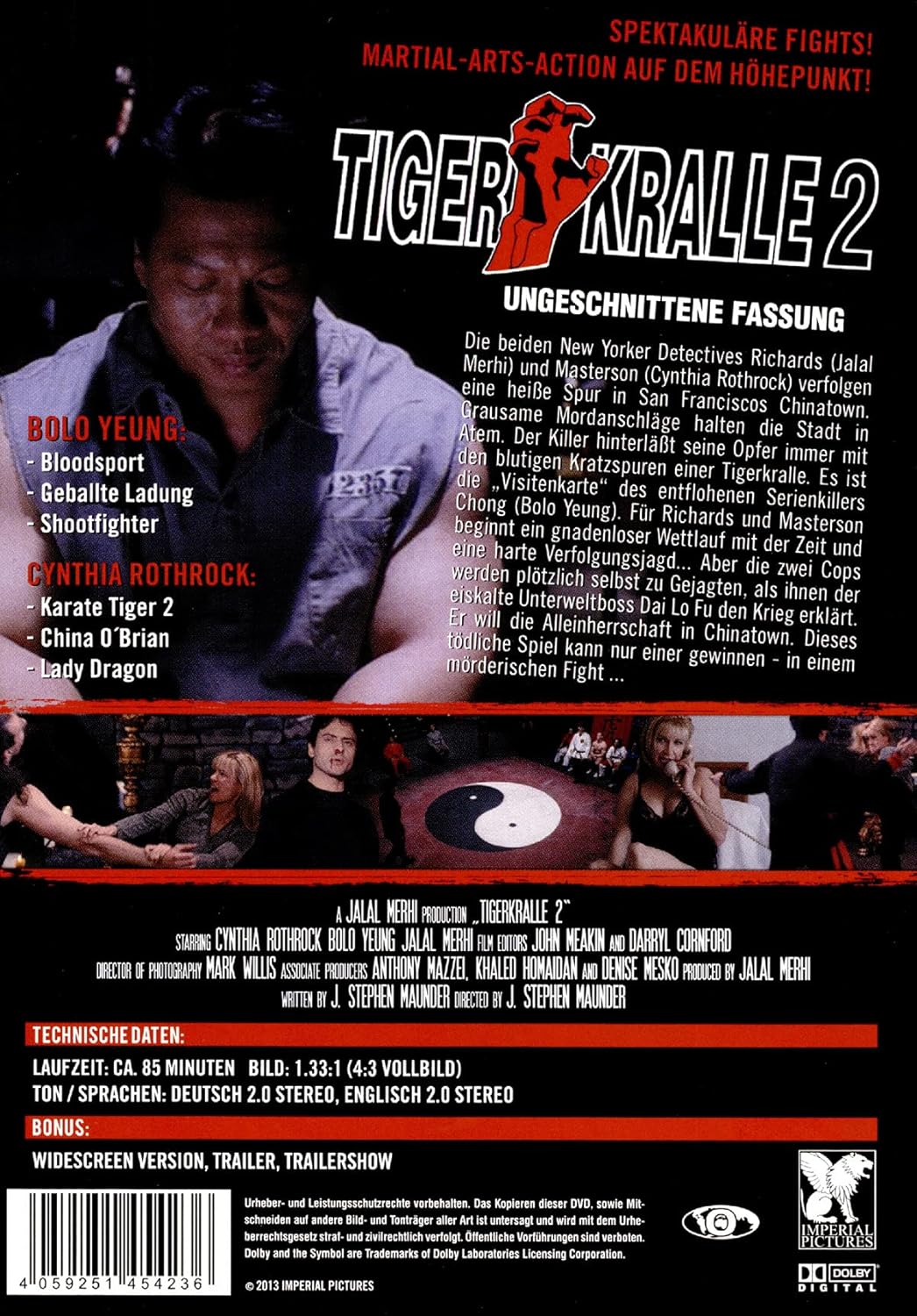 Tigerkralle 2 - Tödliche Rache (Tiger Claws II) - UNCUT